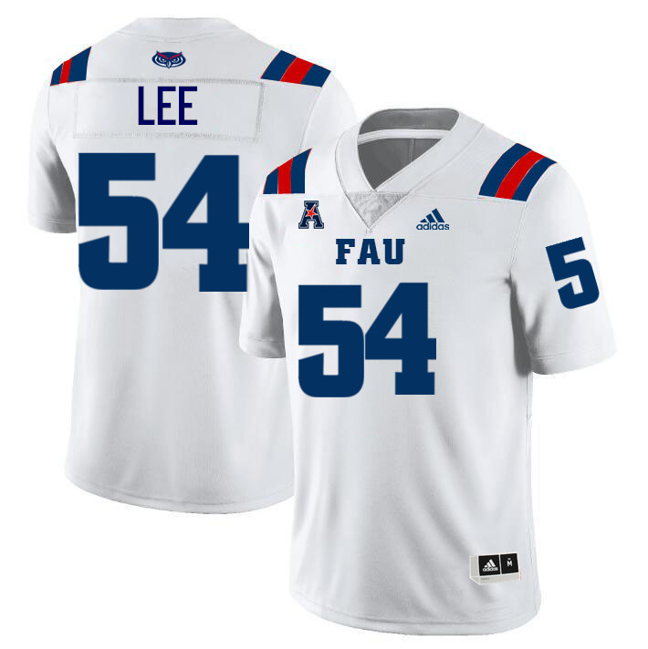 Robert Lee FAU Jersey,Florida Atlantic Owls Football Jersey,Uniforms,Gears-White